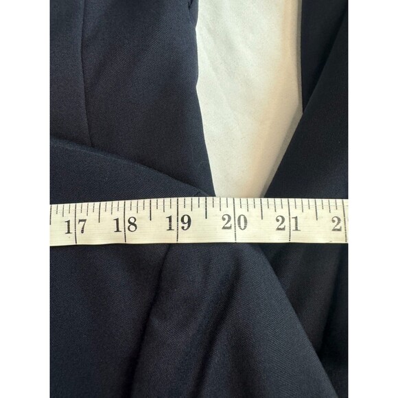 Hart Schaffner Marx Blazer Mens Size 42L 2 Button Navy Single Breasted - Picture 15 of 16
